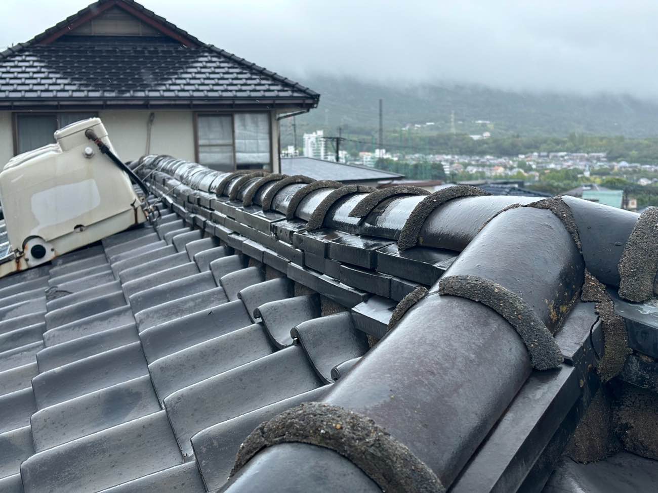 福岡市南区物件、平家住宅の雨漏り、住みたかルーフ