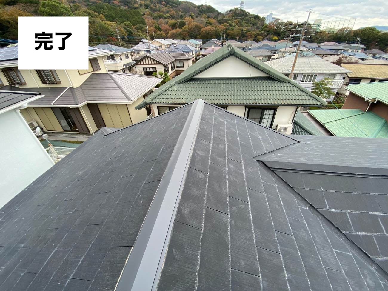 福岡市西区物件の雨漏り工事、屋根工事、雨漏り調査、住みたかルーフ