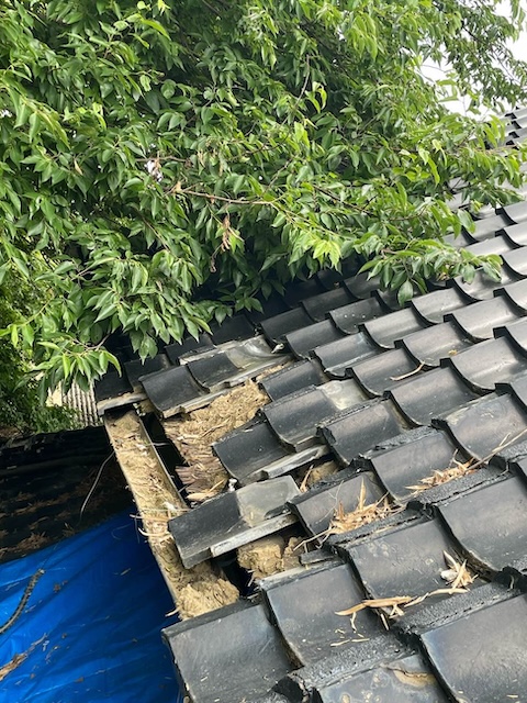 瓦屋根　劣化