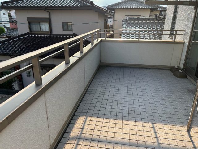ベランダ防水点検
