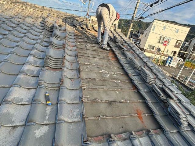 福岡市博多区　屋根葺き戻し工事