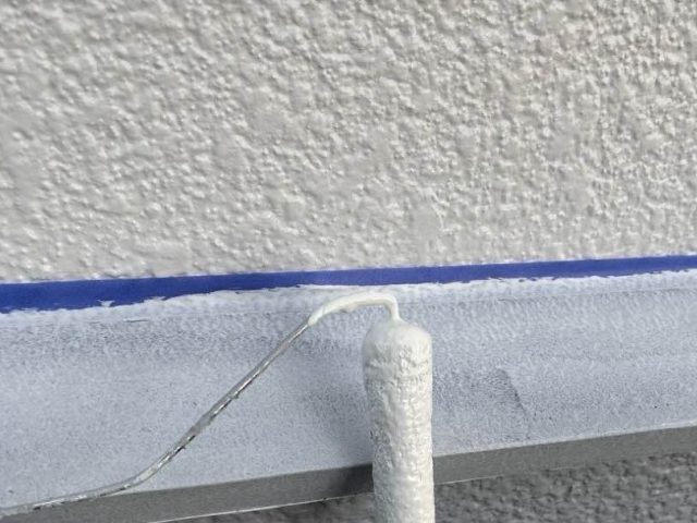 水切り板金　錆止め塗布