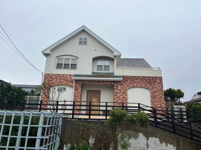 スレート屋根住宅　劣化