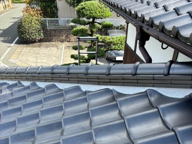 漆喰　詰め増し工法