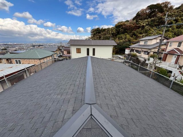 葺き替え工事　施工完了