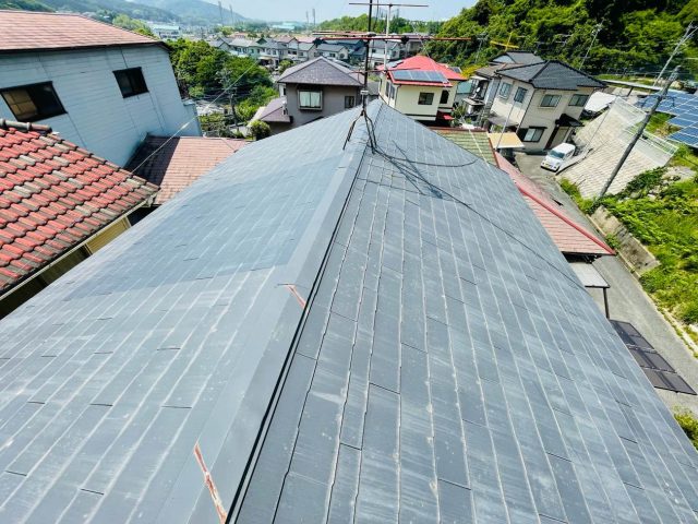 スレート屋根　劣化　