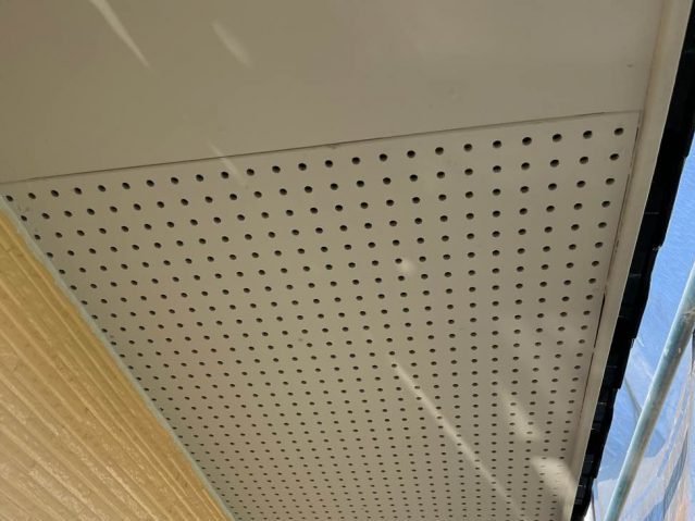 軒天井　補修完了