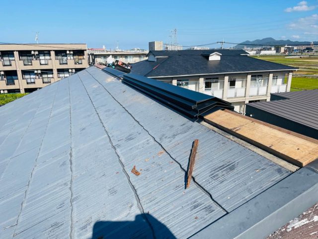 棟板金交換工事
