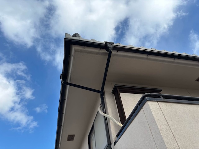 雨樋補修完了