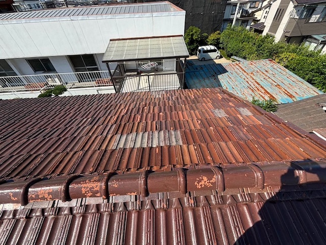 部分葺き直し工事　施工完了
