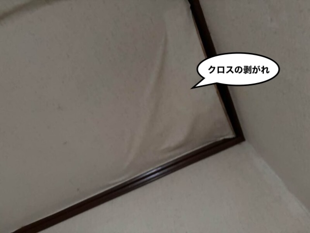 クロス　剥がれ
