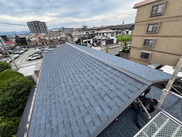 屋根葺き替え工事　施工完了
