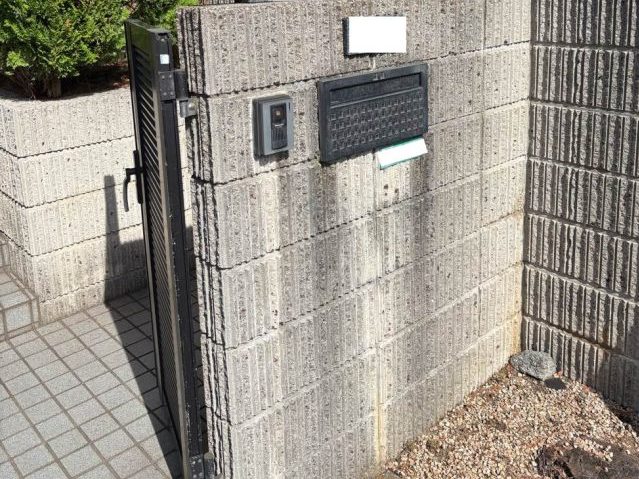 ブロック塀　劣化