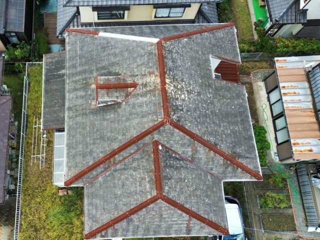 スレート屋根　劣化