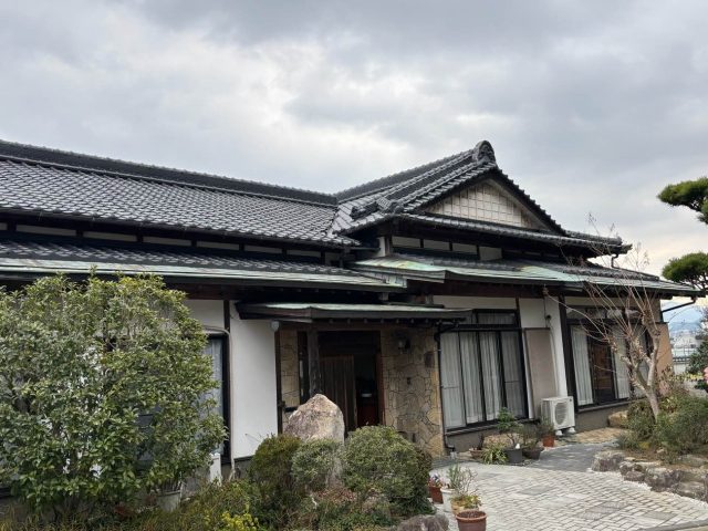 瓦屋根住宅　雨漏り調査　