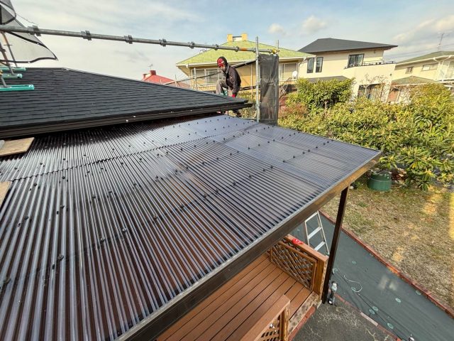 波板交換工事　施工完了
