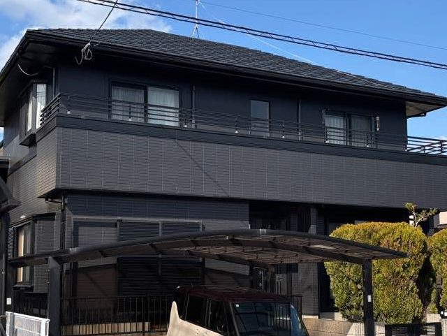 外壁塗装工事　施工完了