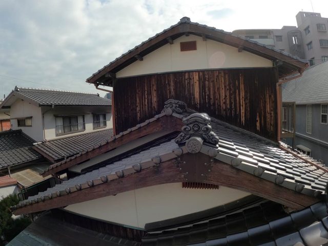 木造住宅 瓦落下 現地調査