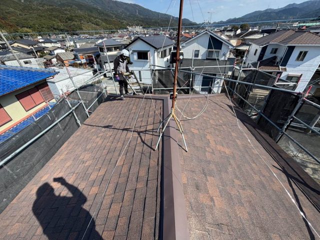 屋根葺き替え工事 オークリッジスーパー 施工完了写真