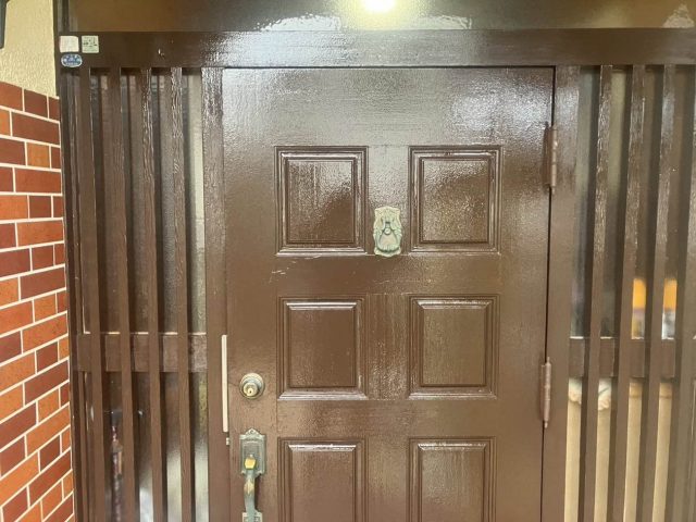 玄関ドア 塗装