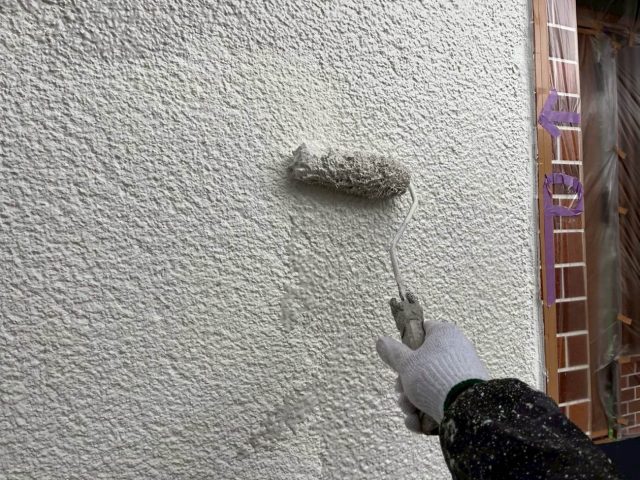 外壁塗装 上塗り