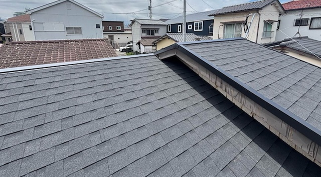 屋根葺き替え工事 施工完了写真 住みたかルーフ
