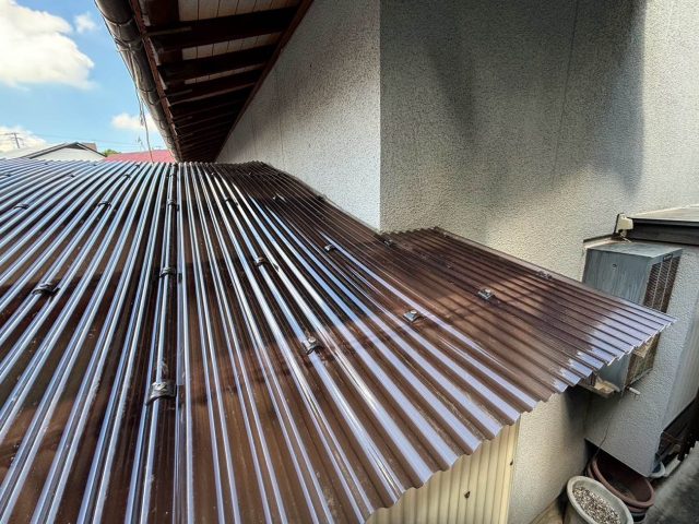 ポリカ波板 交換