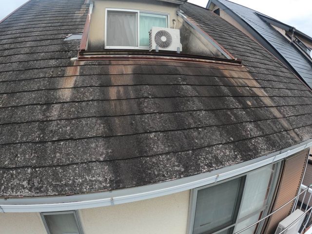 コロニアル屋根　劣化　