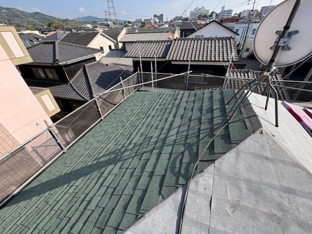 屋根カバー工法 オークリッジスーパー施工