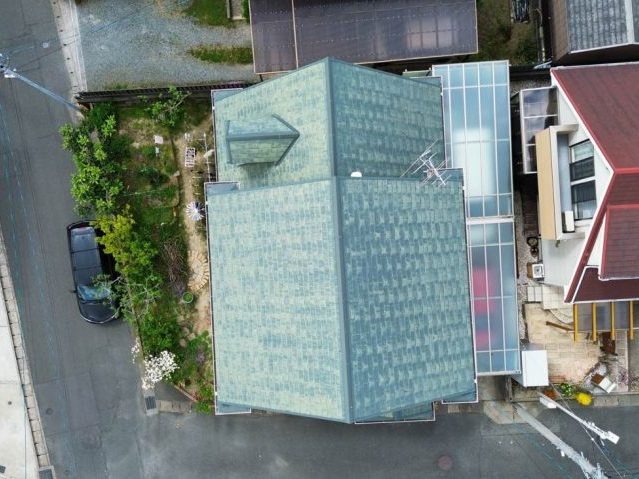スレート屋根 現地調査