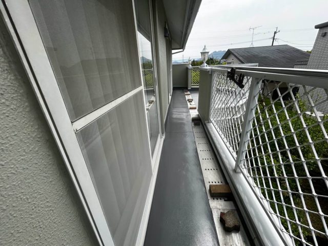 ウレタン防水工事　施工完了