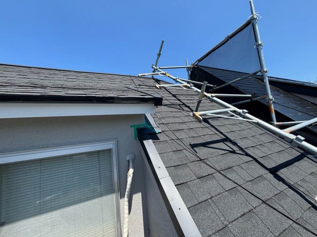 屋根カバー工法 オークリッジスーパー 施工