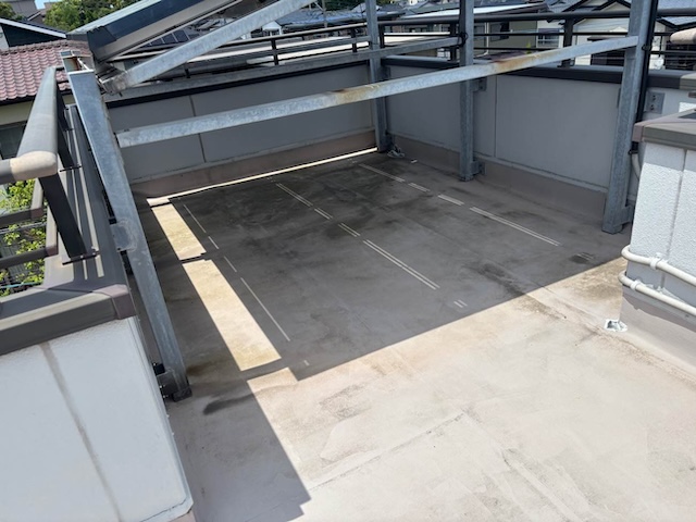 屋上防水　現地調査