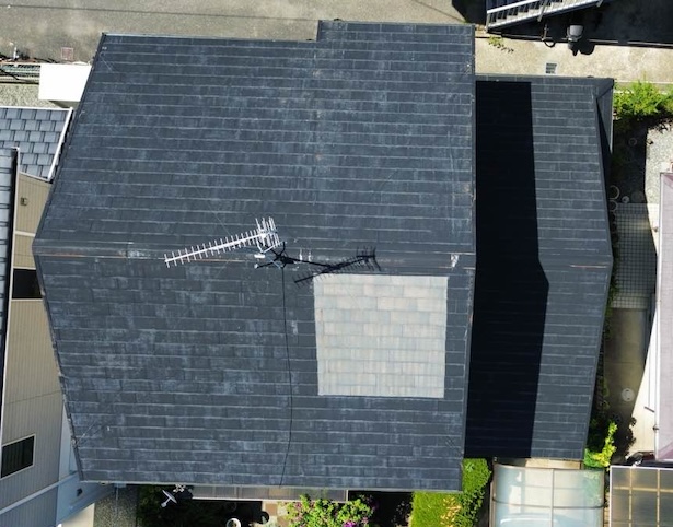 スレート屋根 雨漏り 現地調査