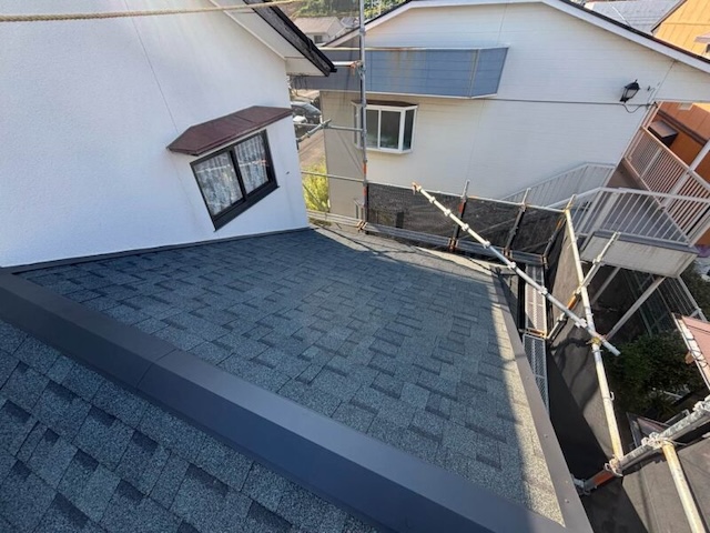 屋根カバー工法 施工完了