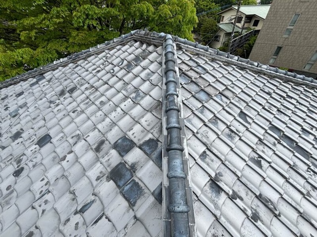 ルーガ雅 屋根葺き替え工事 施工前写真、住みたかルーフ