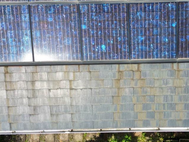 スレート屋根 縁切り不足 施工不良