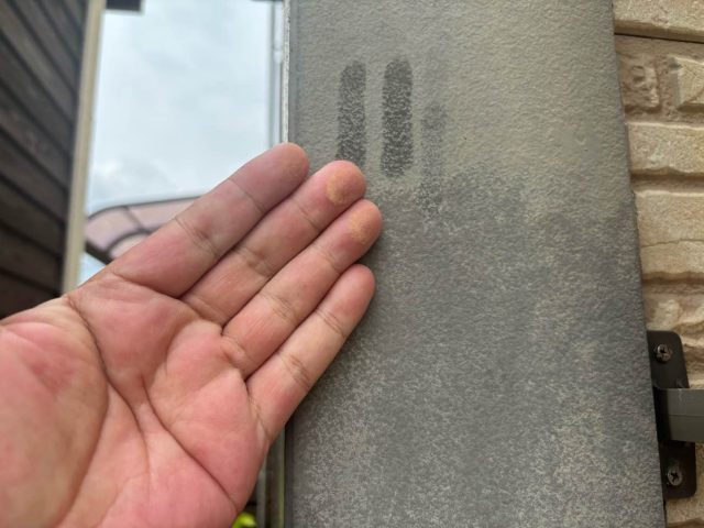 チョーキング現象　外壁調査