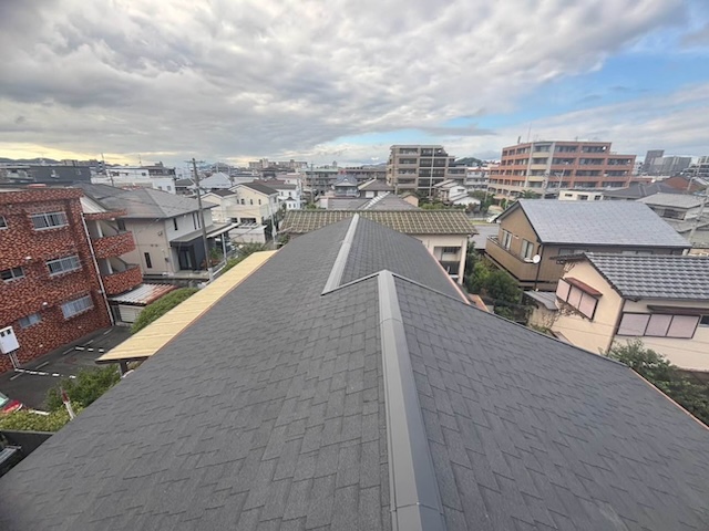 屋根葺き替え工事　施工完了写真　住みたかルーフ