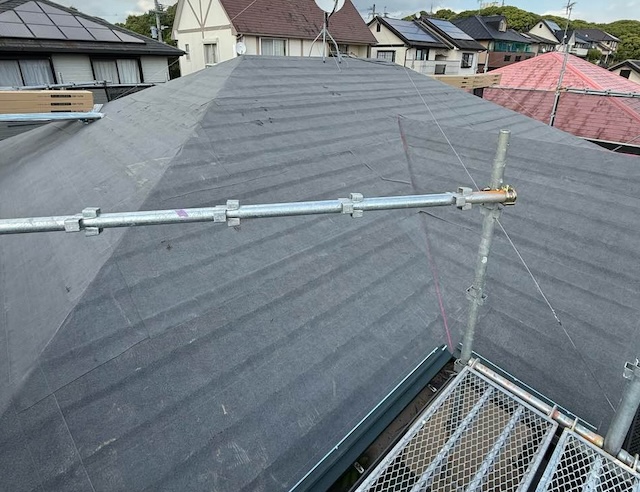 屋根カバー工法 防水シート敷設 住みたかルーフ