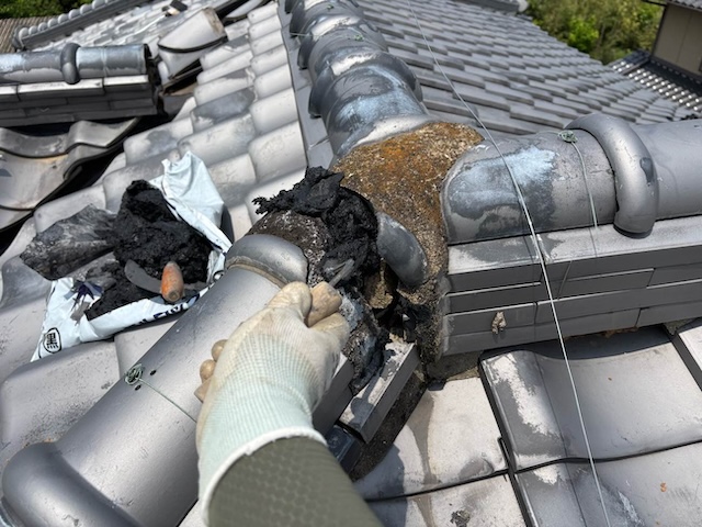 漆喰詰め直し工事　住みたかルーフ