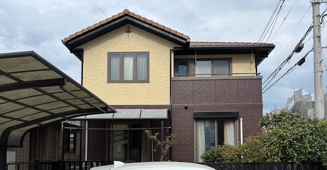 外壁塗装　付帯部塗装　施工完了写真　住みたかルーフ