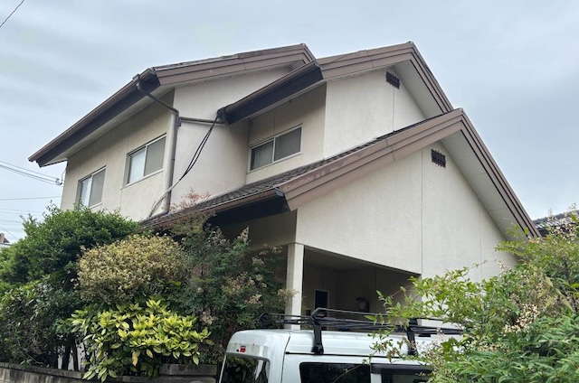 ケラバ板金落下　屋根調査　住みたかルーフ