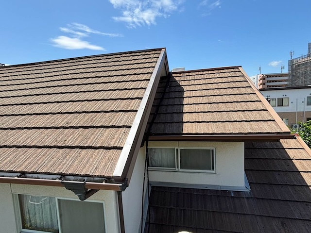 ケラバ板金補修工事　施工完了　住みたかルーフ