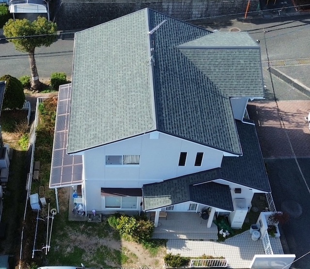 糟屋郡宇美町　屋根カバー工法、外壁塗装工事　定期点検　お客様の声　住みたかルーフ