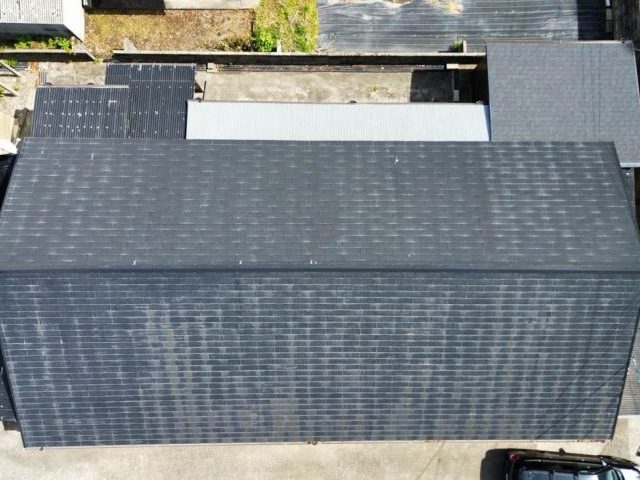 コロニアル屋根　劣化　色褪せ　現地調査　住みたかルーフ