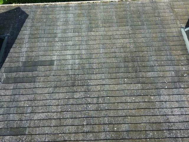 スレート屋根　色褪せ　劣化　現地調査　住みたかルーフ