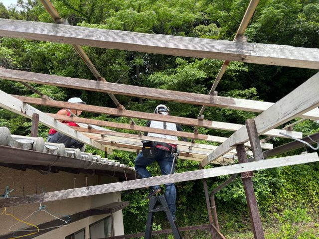 波板徹去工事 住みたかルーフ
