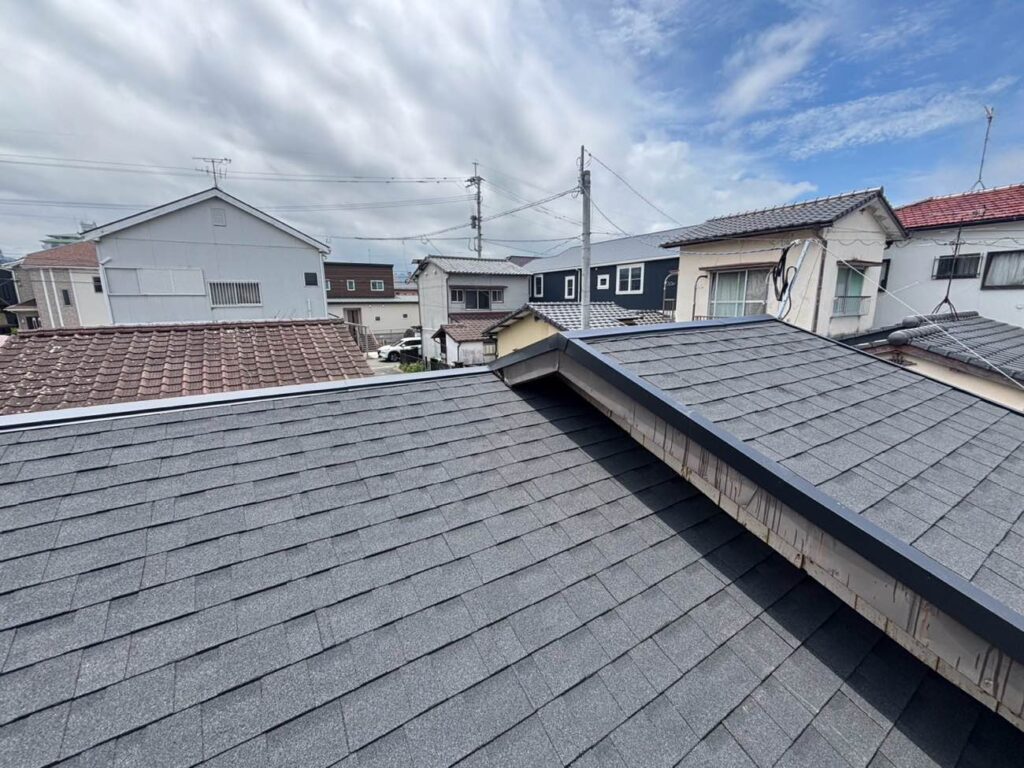 福岡市博多区　屋根葺き替え工事　住みたかルーフ