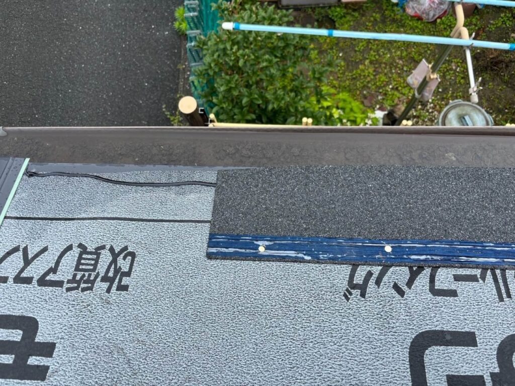 屋根葺き替え工事　オークリッジスーパー施工　住みたかルーフ
